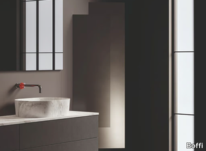 CTLINE - Solid Surface bathroom wall cabinet with mirror _ Boffi