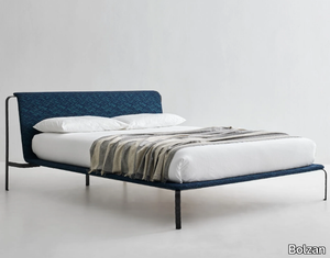 BEND-E - Fabric double bed with upholstered headboard _ Bolzan