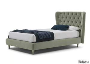 SELENE - Single bed with tufted headboard _ Bolzan