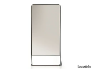 NARCISO - Freestanding rectangular framed mirror _ Bonaldo