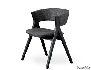 REMO - Fabric chair with ash structure _ Bonaldo