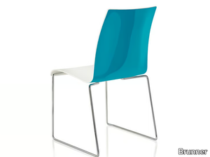 FINA - Stackable sled base plastic chair _ Brunner