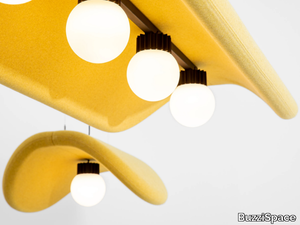 BuzziChip - LED acoustic fabric pendant lamp _ BuzziSpace