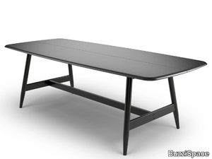 BuzziNordic ST600 - Rectangular solid wood meeting table _ BuzziSpace