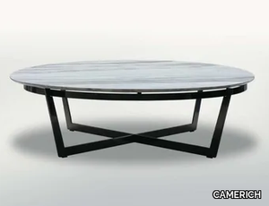 ELEMENT - Round Carrara marble coffee table _ CAMERICH