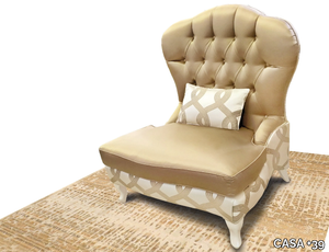 GOLD - Tufted fabric armchair _ CASA +39