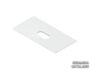CERAMIC TOP 100x50 - Ceramic washbasin countertop _ CERAMICA CATALANO