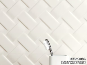 METROPAPER 3D-02 - White-paste 3D Wall Cladding _ CERAMICA SANT'AGOSTINO