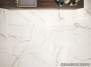 ELEMENTS LUX CALACATTA GOLD - Wall/floor tiles with marble effect _ CERAMICHE KEOPE