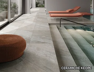 LIMES QUARTZ WHITE - Indoor/outdoor porcelain stoneware flooring with stone effect _ CERAMICHE KEOPE