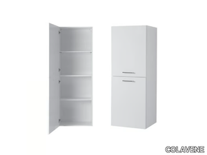 BRAVA 6 - Tall wall-mounted chipboard laundry room cabinet _ COLAVENE