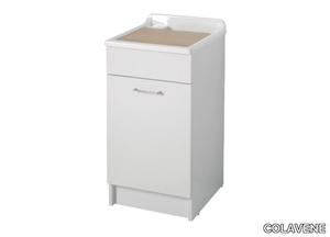 SWASH - Chipboard laundry room cabinet with hinged doors _ COLAVENE