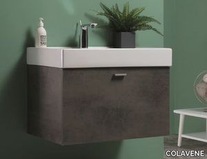 ALAQUA - Wall-mounted vanity unit with drawers _ COLAVENE