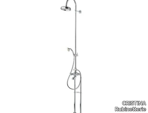 CANOVA CRICN103 - Floor standing bathtub tap with hand shower with overhead shower _ CRISTINA Rubinetterie