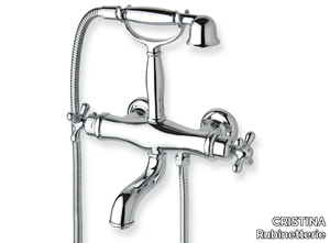 IMPERO CRIIM182 - Wall-mounted bathtub tap with hand shower _ CRISTINA Rubinetterie