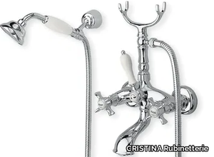 CANOVA CRICN101 - Wall-mounted bathtub mixer with hand shower _ CRISTINA Rubinetterie