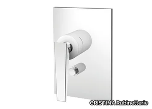 FRACTAL CRIFT689 - 2 hole wall-mounted shower mixer with diverter _ CRISTINA Rubinetterie