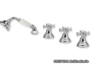 CANOVA CRICN122 - Deck mounted bathtub tap with hand shower _ CRISTINA Rubinetterie