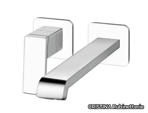 QUADRI S CRIQS259 - 2 hole wall-mounted washbasin mixer _ CRISTINA Rubinetterie