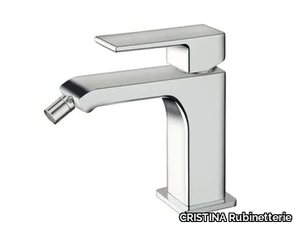 QUADRI S CRIQS370 - Countertop single handle bidet mixer without waste _ CRISTINA Rubinetterie