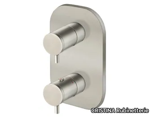 CRIXX753 - Thermostatic shower mixer with plate _ CRISTINA Rubinetterie