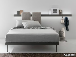 GROOVE RUN - Double bed with integrated lighting _ Caccaro