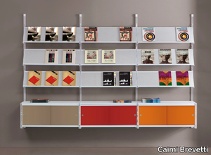 SOCRATE DISPLAY - Wall-mounted one-sided retail display unit _ Caimi Brevetti