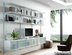 SOCRATE HOME - Wall-mounted sectional bookcase _ Caimi Brevetti