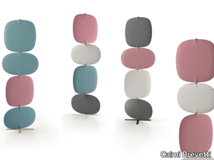 SNOWGEMS TOTEM - Sound absorbing freestanding fireproof Trevira® CS office screen _ Caimi Brevetti