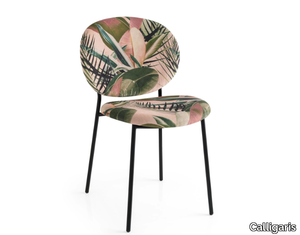 INES - Upholstered fabric chair with metal structure _ Calligaris