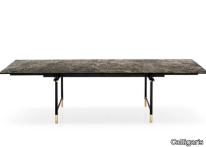 MONOGRAM - Extending rectangular ceramic table _ Calligaris