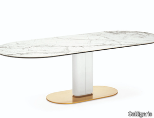 CAMEO - Rectangular marble table _ Calligaris