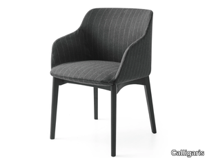 ELLE - Upholstered chair with armrests _ Calligaris