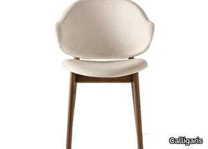 HOLLY - Upholstered fabric chair with wooden structure _ Calligaris