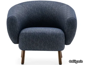 RIO - Fabric armchair with armrests _ Calligaris