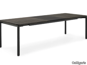 SPIGA - Extending rectangular wooden table _ Calligaris