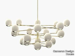 BALL & HOOP S19-11 - LED blown glass pendant lamp _ Cameron Design House