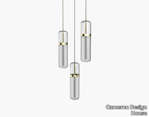 PILL S36-02 - LED handmade blown glass pendant lamp _ Cameron Design House