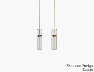 PILL S36-05 - LED handmade blown glass pendant lamp _ Cameron Design House