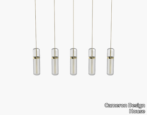 PILL S36-07 - LED handmade blown glass pendant lamp _ Cameron Design House