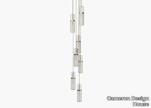 PILL S36-08 - LED handmade blown glass pendant lamp _ Cameron Design House