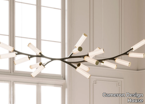 STEINWAY HAARA - LED brass pendant lamp _ Cameron Design House