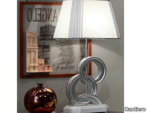 ÉTOILE NIGHT - Silver leaf bedside lamp _ Cantiero