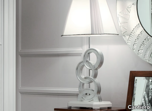 ÉTOILE NIGHT - Silver leaf bedside lamp _ Cantiero