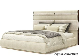 TRILOGY L - Double bed with upholstered headboard _ Capital Collection