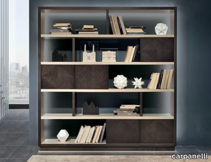 DESYO - Open bookcase with built-in lights _ carpanelli