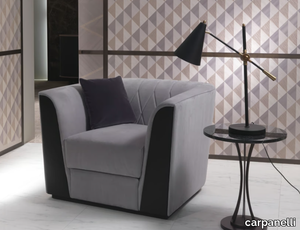 MADISON - Fabric armchair with armrests _ carpanelli