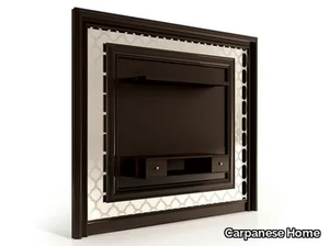 6145 - Wall-mounted wood and glass TV cabinet _ Carpanese Home