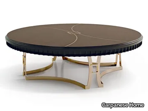 7038 - Round wooden coffee table _ Carpanese Home