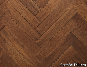 BÂTON ROMPU MARTELÉ CHÊNE SEMI-MASSIF LOUVRE - Oak parquet _ CarréSol Éditions